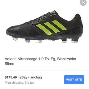 Adidas cleats (Nitrocharge with Energy Sling)